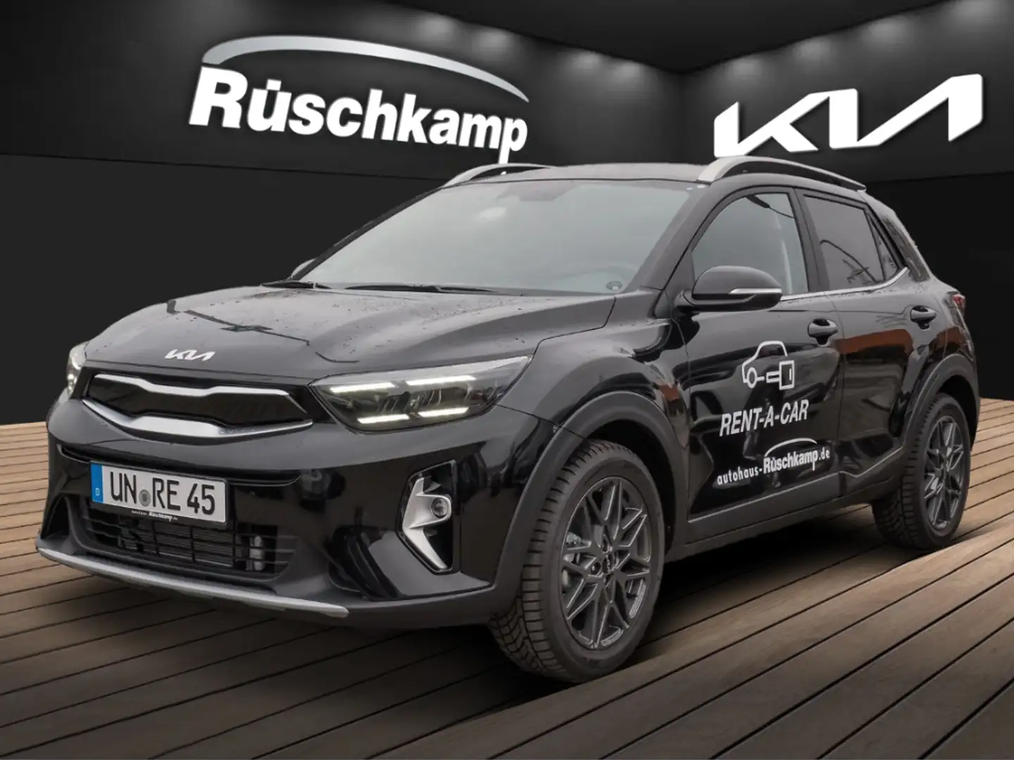 Kia Stonic Nightline Edition 1.0 T-GDI RückKam Klimaauto Voll Noir - 1