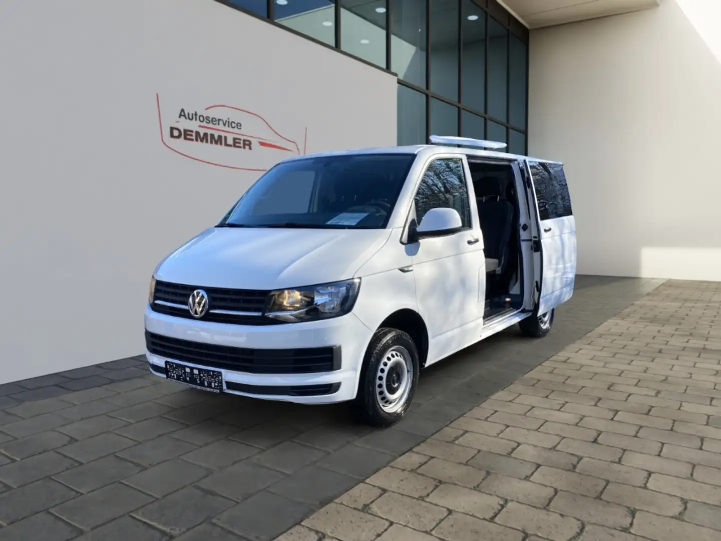 Volkswagen T6 Kombi 2.0 TDI, Klima, 2x Schiebetür, Sitzheizung, PDC Weiß - 1
