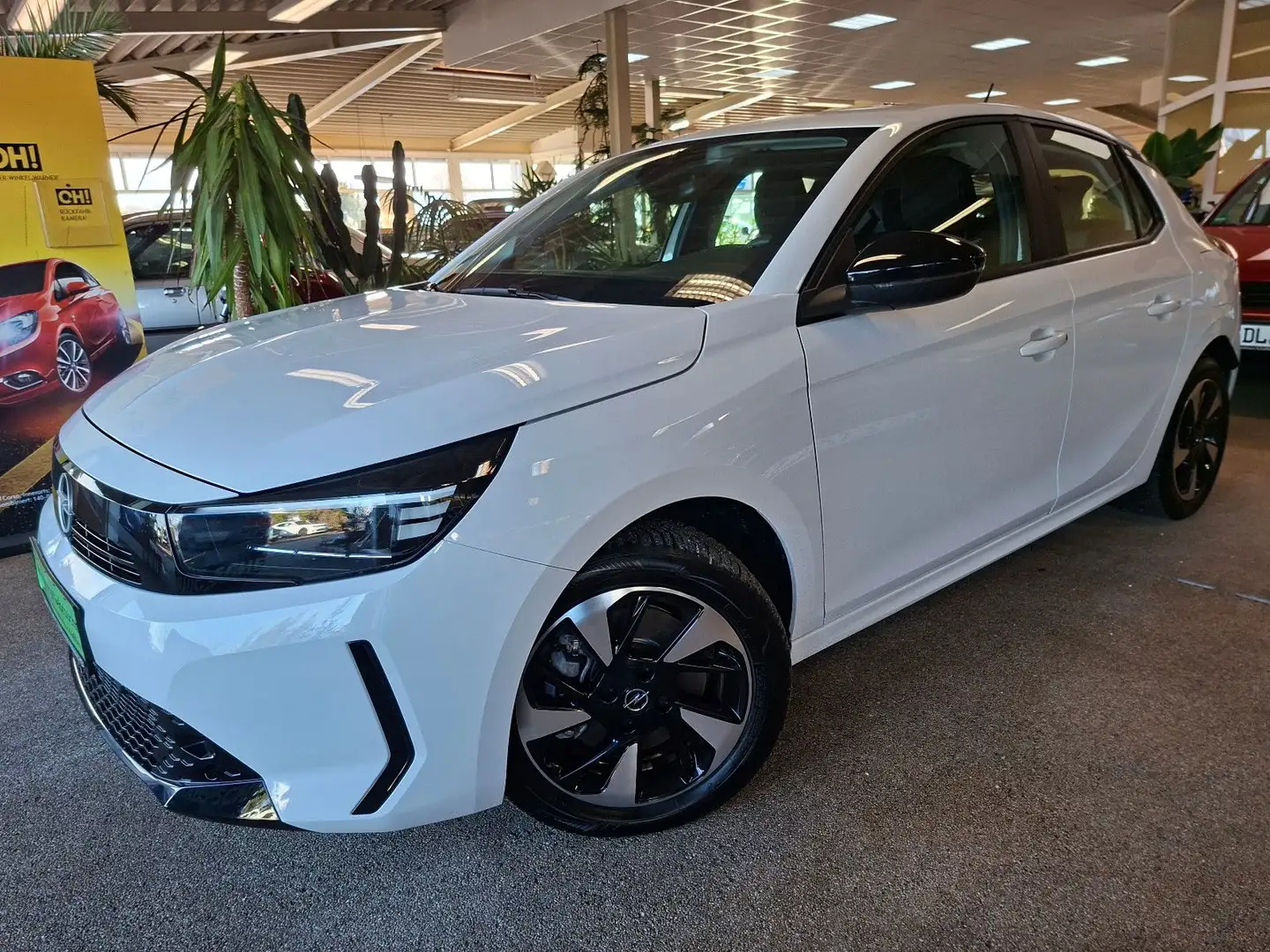 Opel Corsa F e  LED+SHZ+LHZ+KLIMAAUTOMATIK+PDC Blanc - 1