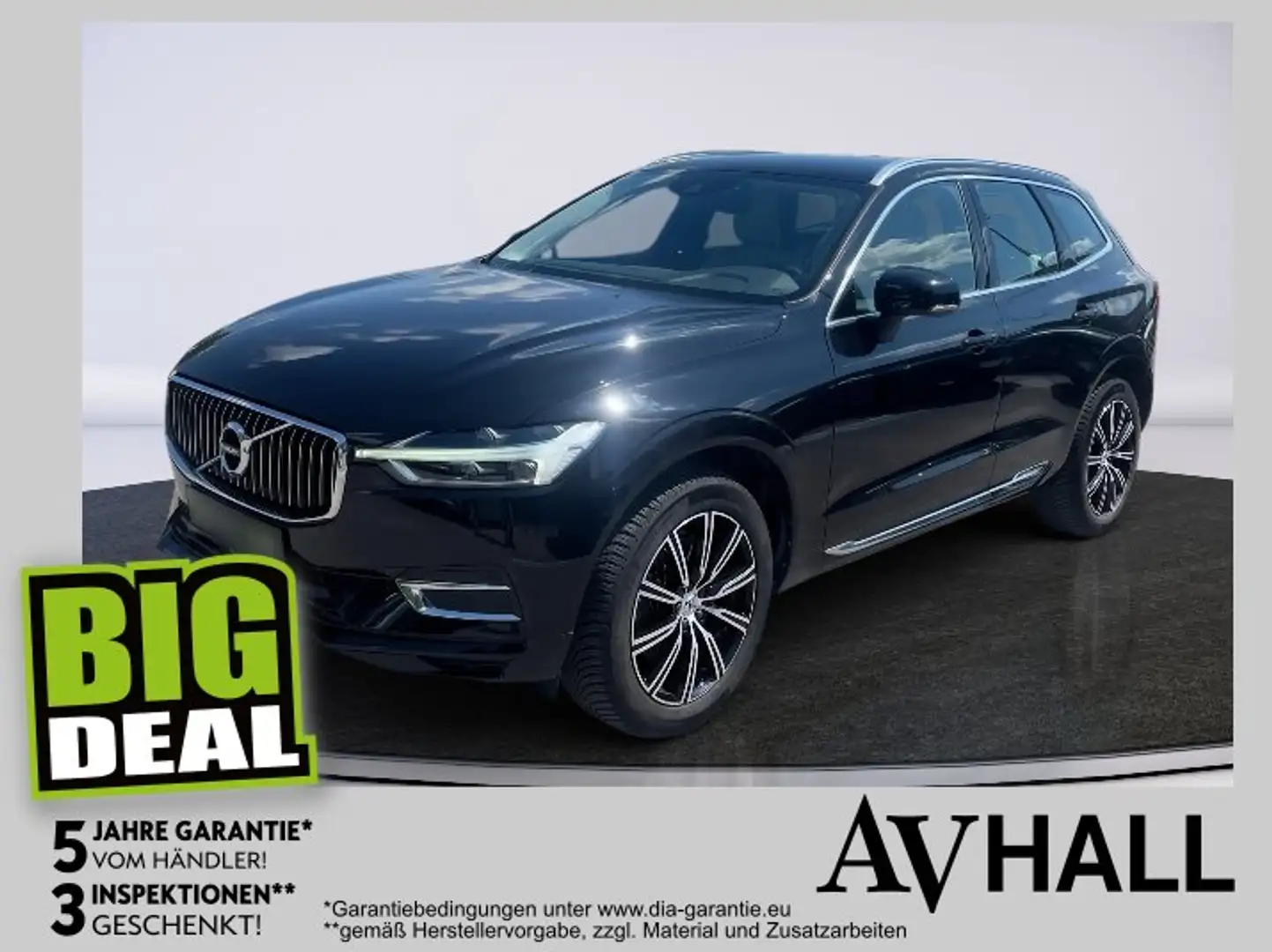 Volvo XC60 Inscription 2xKlima AUT Bel.Sitz DynLicht Schwarz - 1