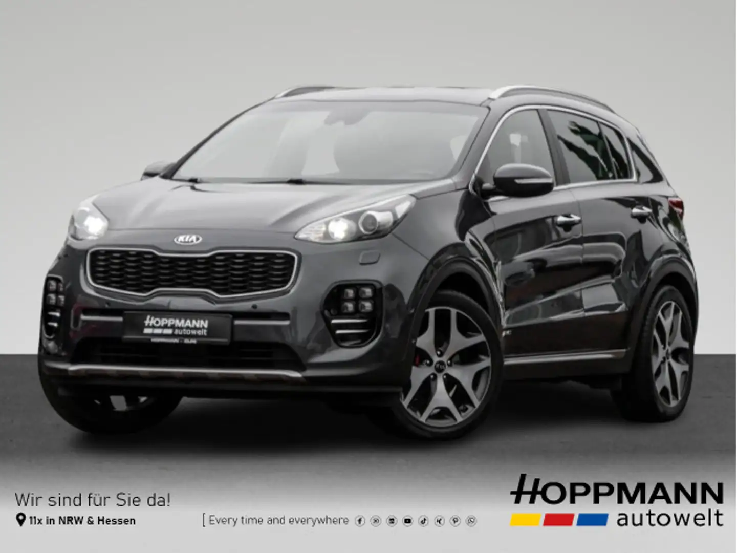 Kia Sportage 1.6 T-GDI GT Line AHK LED NAVI KAMERA E Gris - 1