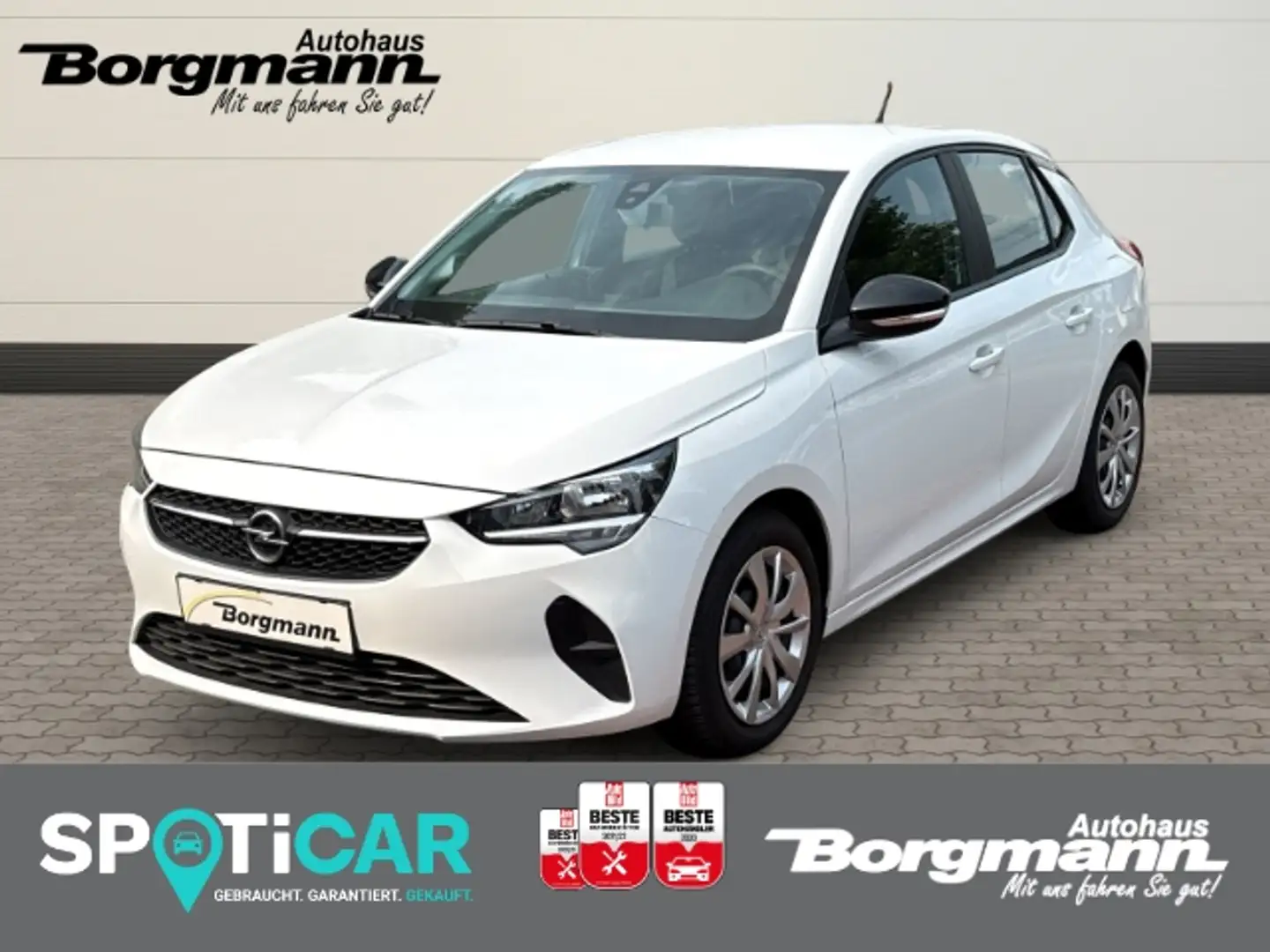 Opel Corsa F Edition LED Spurhalteass. Fernlichtass. Verkehrs Blanc - 1