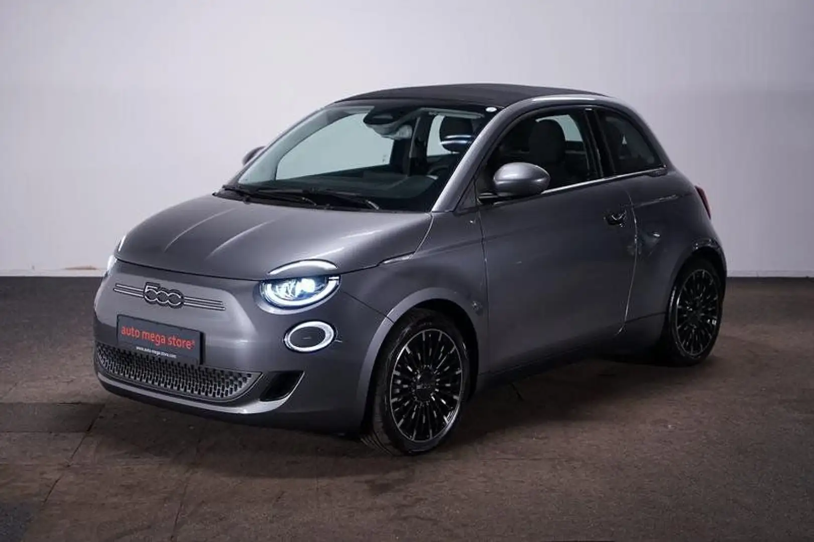 Fiat 500e 500 e Cabrio Batterie Icon AUT/LED/Navi/SHZ/elSi Grau - 1
