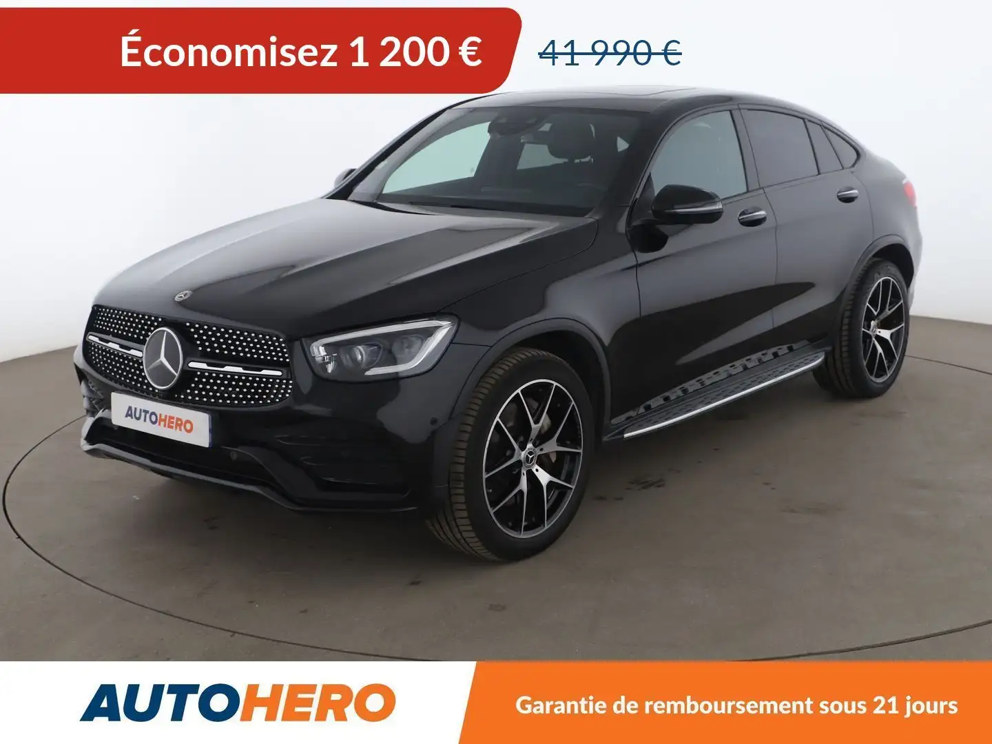 Mercedes-Benz GLC 300 Coupé 300 AMG Line 4Matic 9G-Tronic Noir - 1