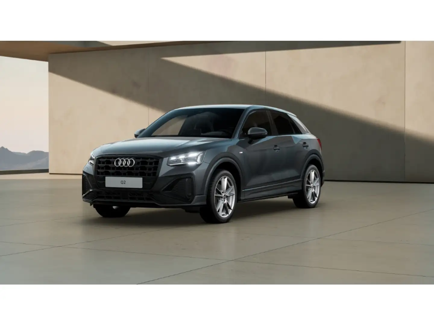 Audi Q2 35TFSI S tronic S line Matrix AHK Navi SHZ Rear Vi Grau - 1