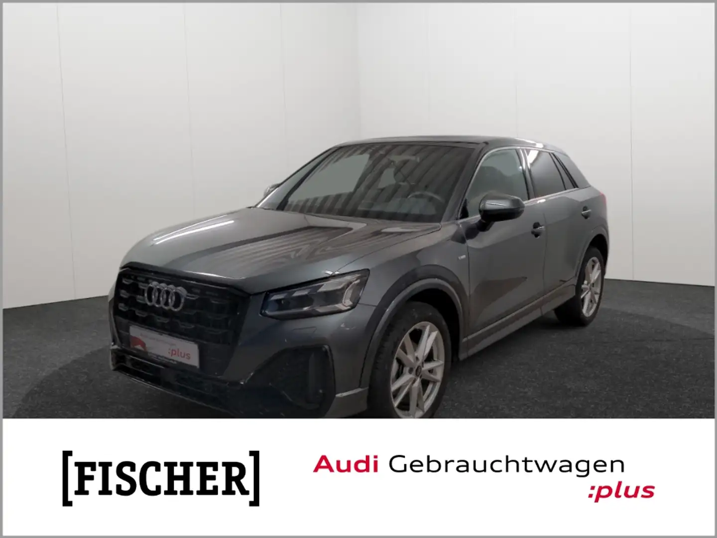 Audi Q2 35TFSI S tronic S line Matrix AHK Navi SHZ Rear Vi Grau - 1