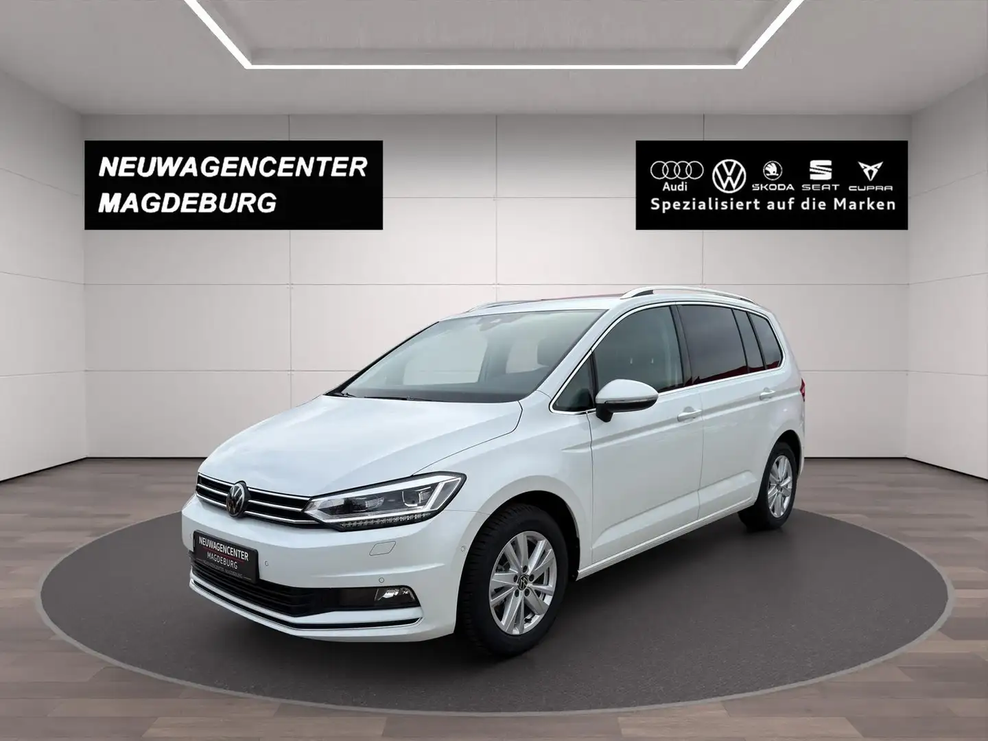 Volkswagen Touran 2.0 TDI DSG HIGHLINE*7-SITZER*ST.HZG*MATRIX*AHK*FS Weiß - 1