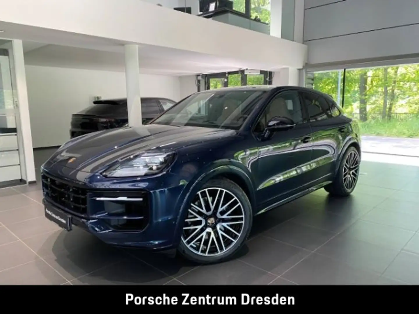 Porsche Cayenne E-Hybrid Coupe Bleu - 1