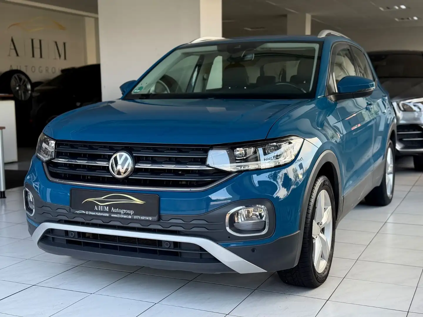 Volkswagen T-Cross 1.6 TDI Style Standhz/LED/CarPlay/RCam/ Blau - 1