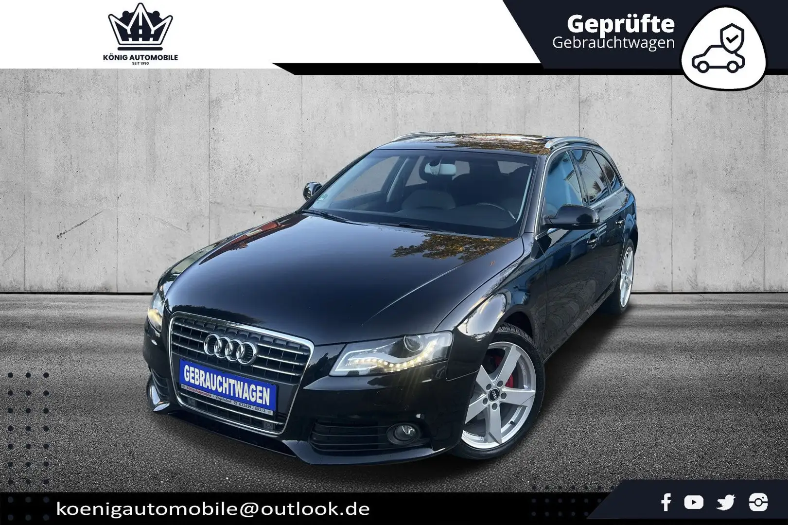 Audi A4 Avant 2.0 TFSI Aut./ XENON / NAVI / ALCANTARA Schwarz - 1