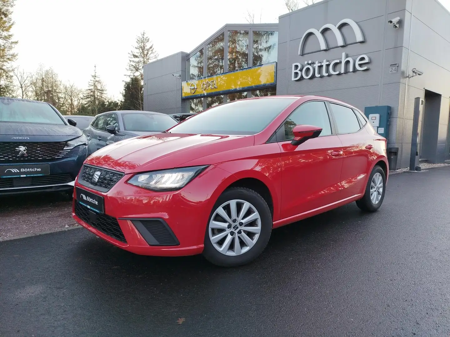SEAT Ibiza 1.0 Style LED/Navi/SHZ/PDC/DAB+/Allwetter Rood - 2