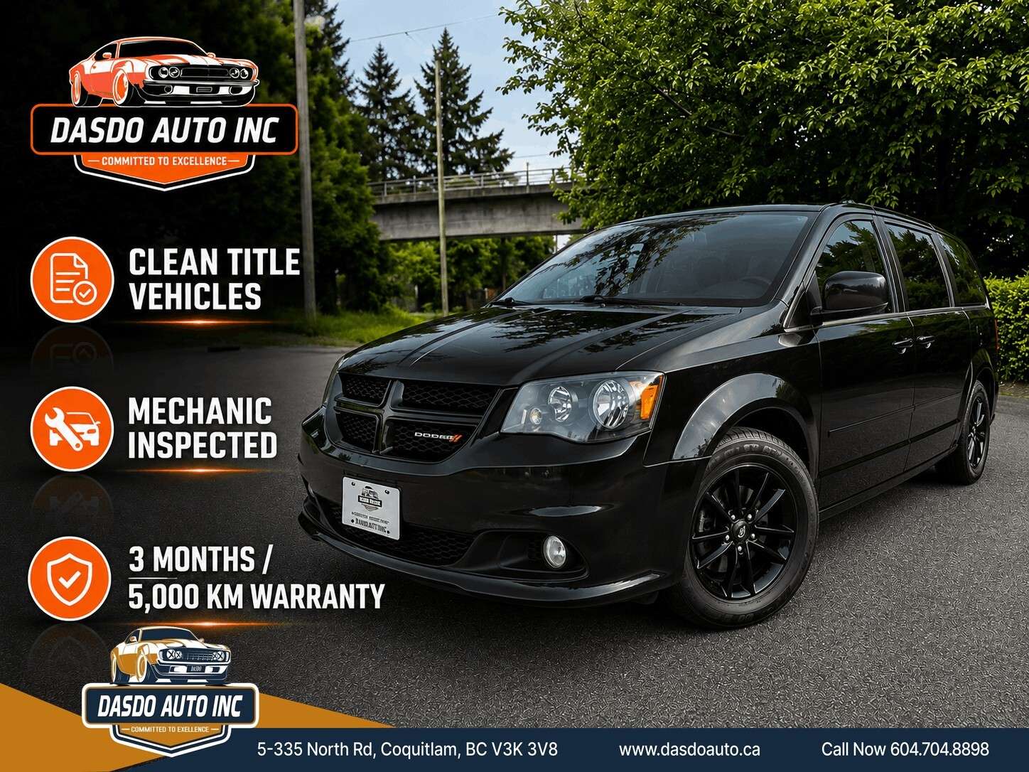 2019 Dodge Grand Caravan GT (Grand Touring), Clean Title, No Accidents othe