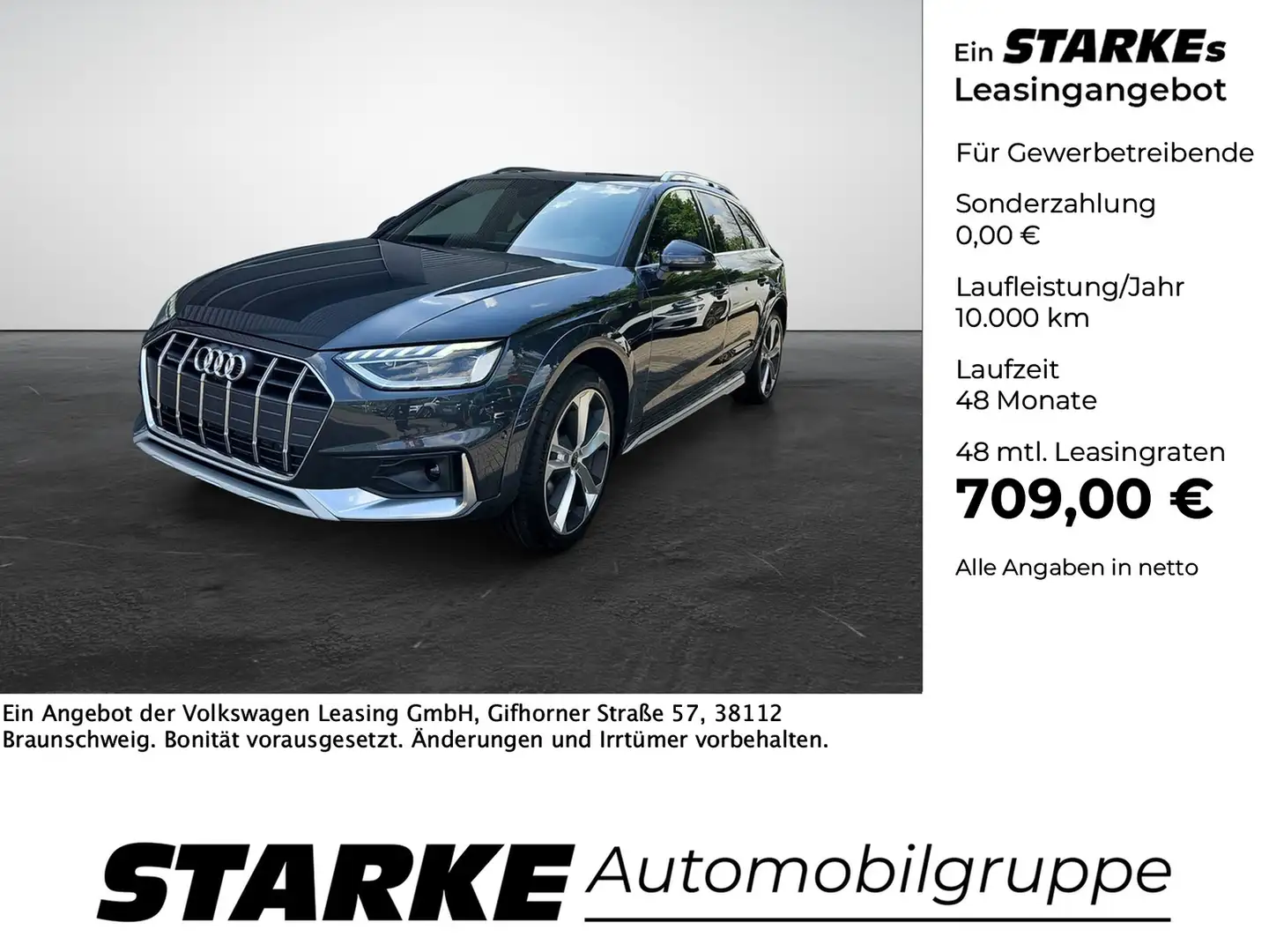 Audi A4 allroad 40 TDI quattro S tronic AHK B&O Matrix Pano Nav... Grijs - 1