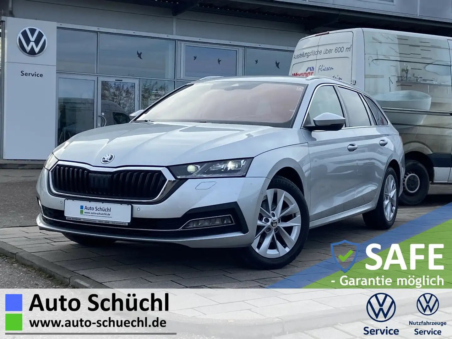 Skoda Octavia Combi 2.0 TDI Style 17"+NAVI-COLUMBUS+LE Silber - 1