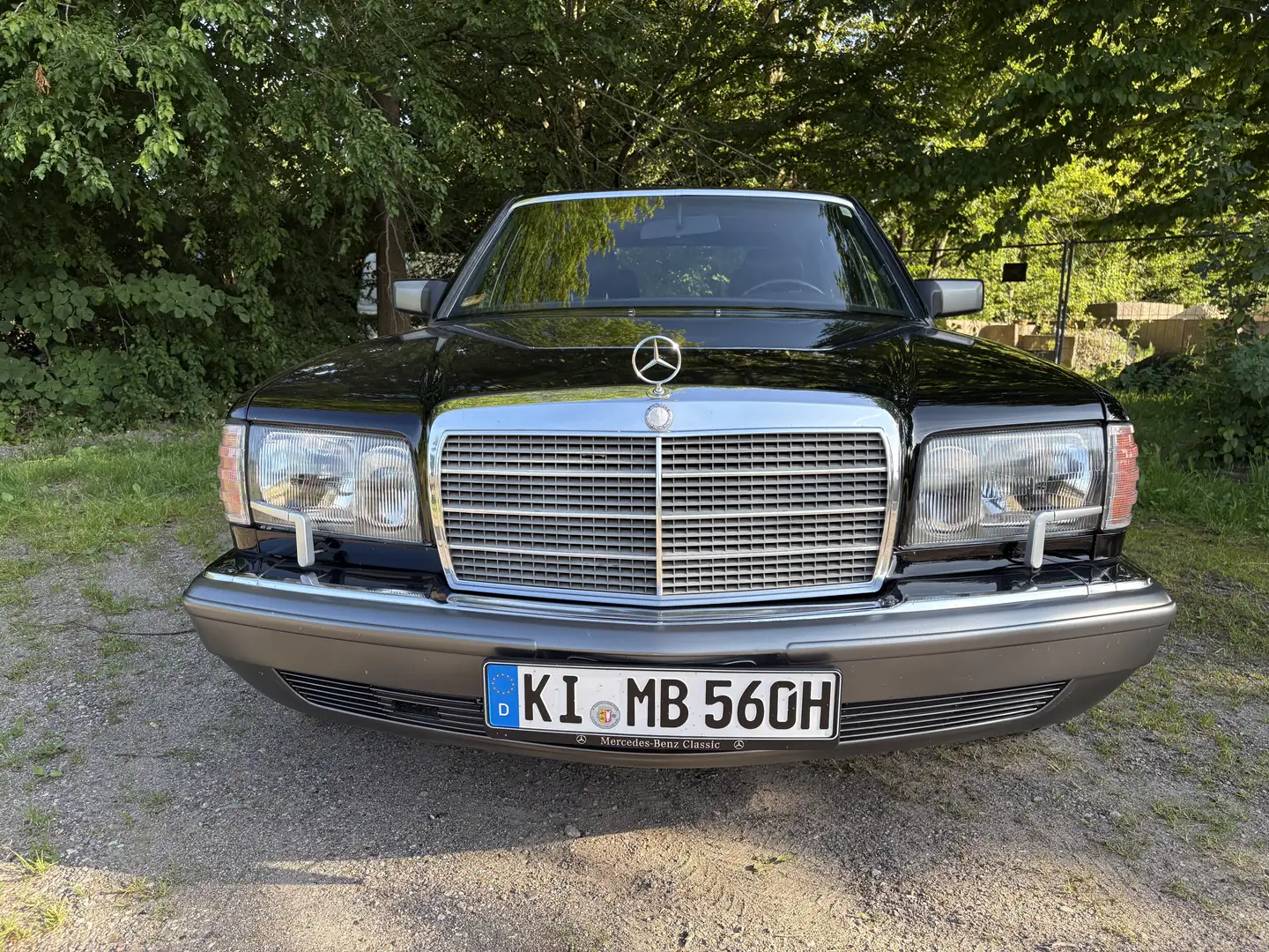 Mercedes-Benz S 560 SEL W126 Oldtimer H-Kennzeichen schwarz 040 Negru - 2