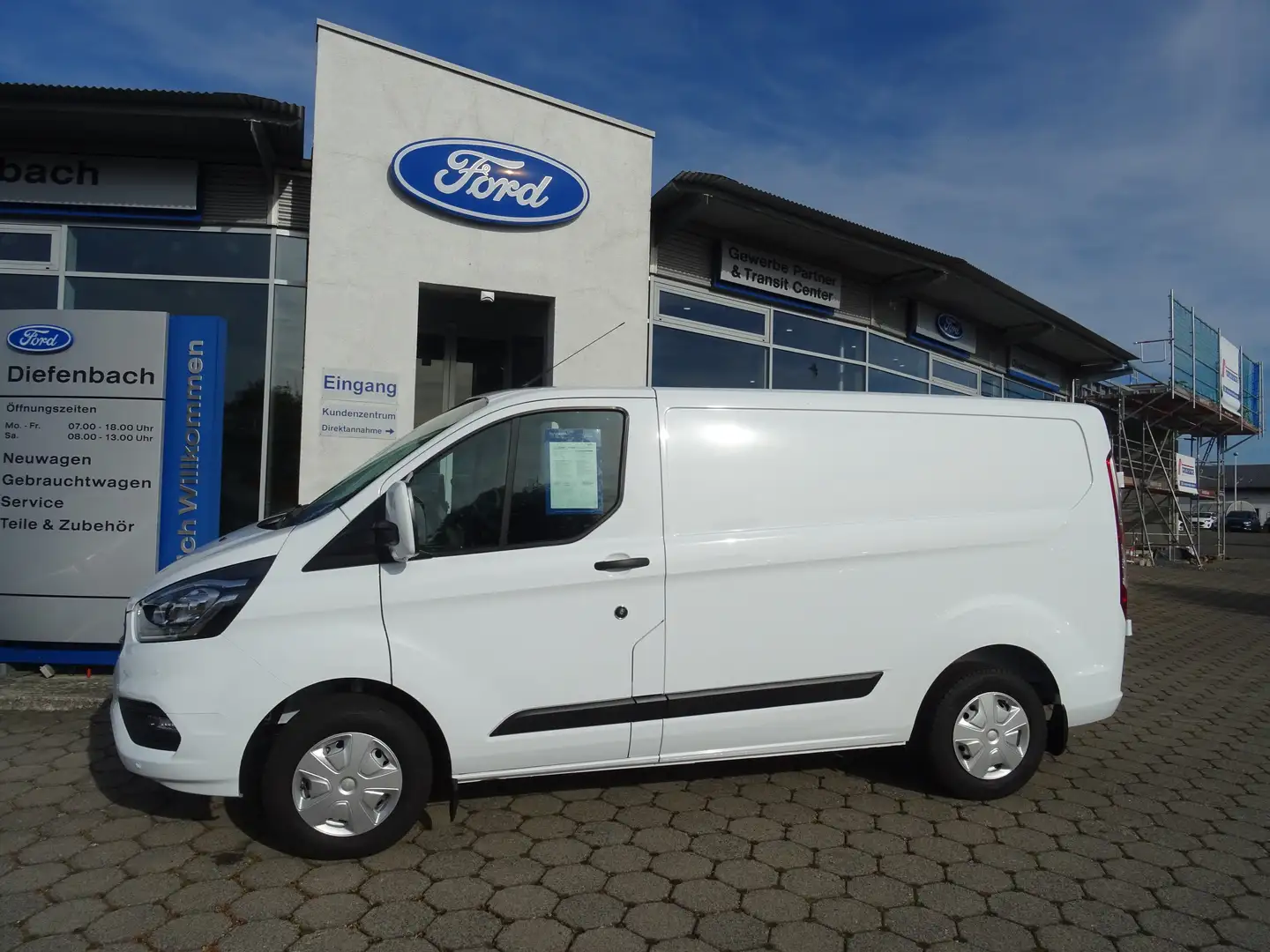 Ford Transit Custom 2.0 Ecoblue 300 L1 Trend +Navigation Weiß - 1