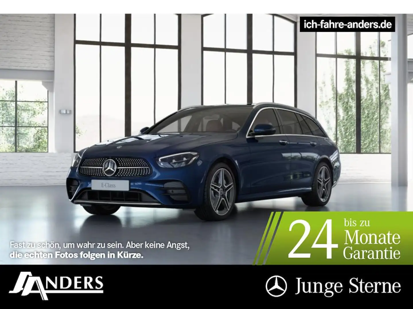 Mercedes-Benz E 300 de 4M T AMG+AHK+Burm+Distr+Pano+AHK+Key+36 Blau - 1