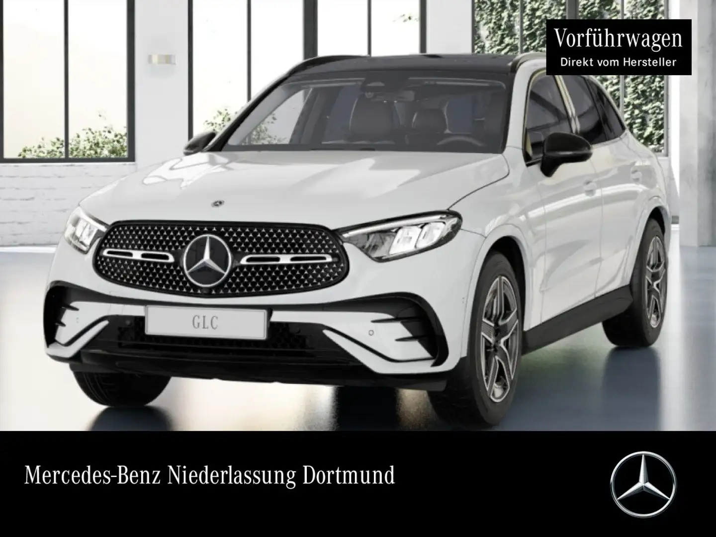 Mercedes-Benz GLC 200 4M AMG+NIGHT+PANO+AHK+LED+KAMERA+KEYLESS Weiß - 1
