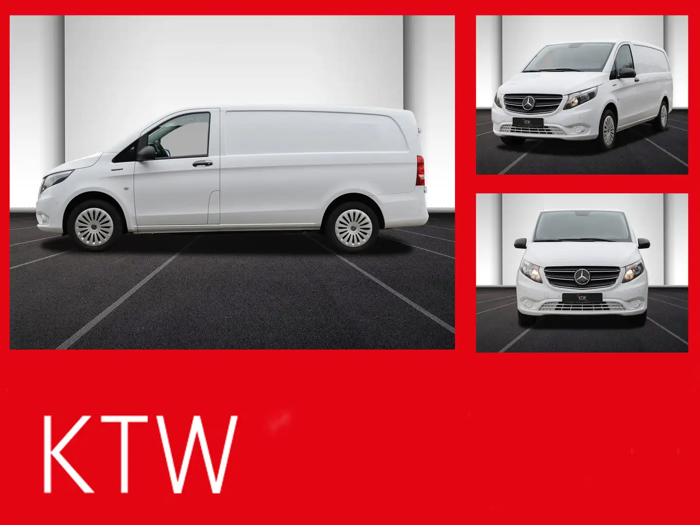 Mercedes-Benz eVito 111 KA,lang,Klima,Navi,Kamera,Sitzheizung Blanc - 1