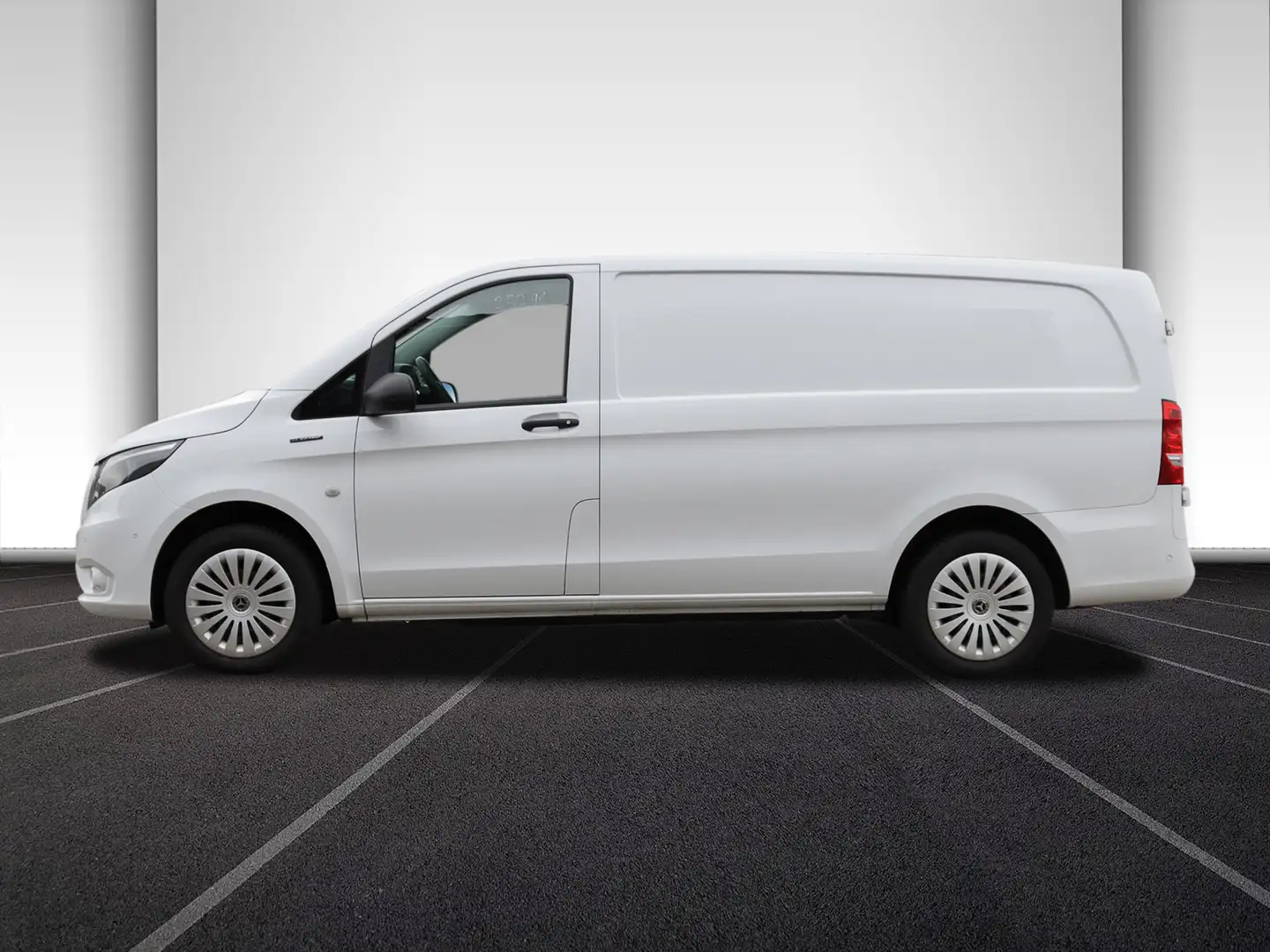 Mercedes-Benz eVito 111 KA,lang,Klima,Navi,Kamera,Sitzheizung Blanc - 2