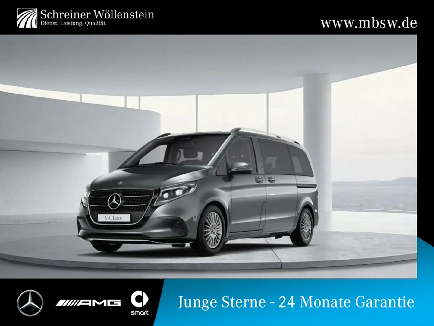 Mercedes-Benz V 250 STYLE Kompakt Distr.*AHK*el.Türen*Ambiente Grau - 1