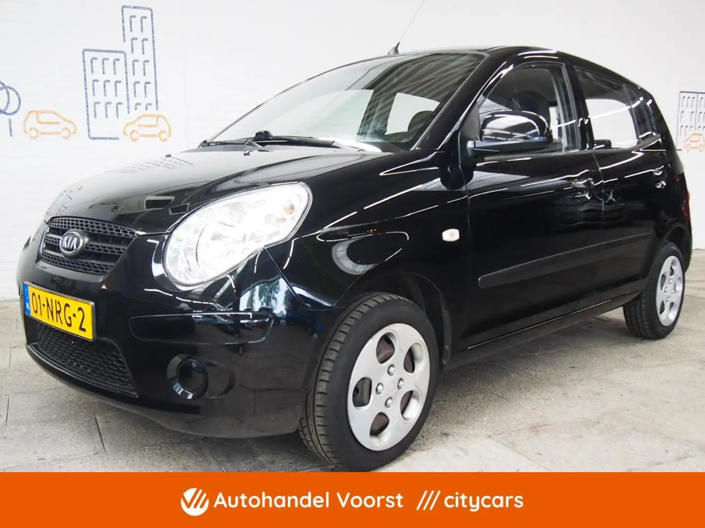 Kia Picanto 1.0 X-pect (APK:Nieuw) Incl.Garantie Negru - 1