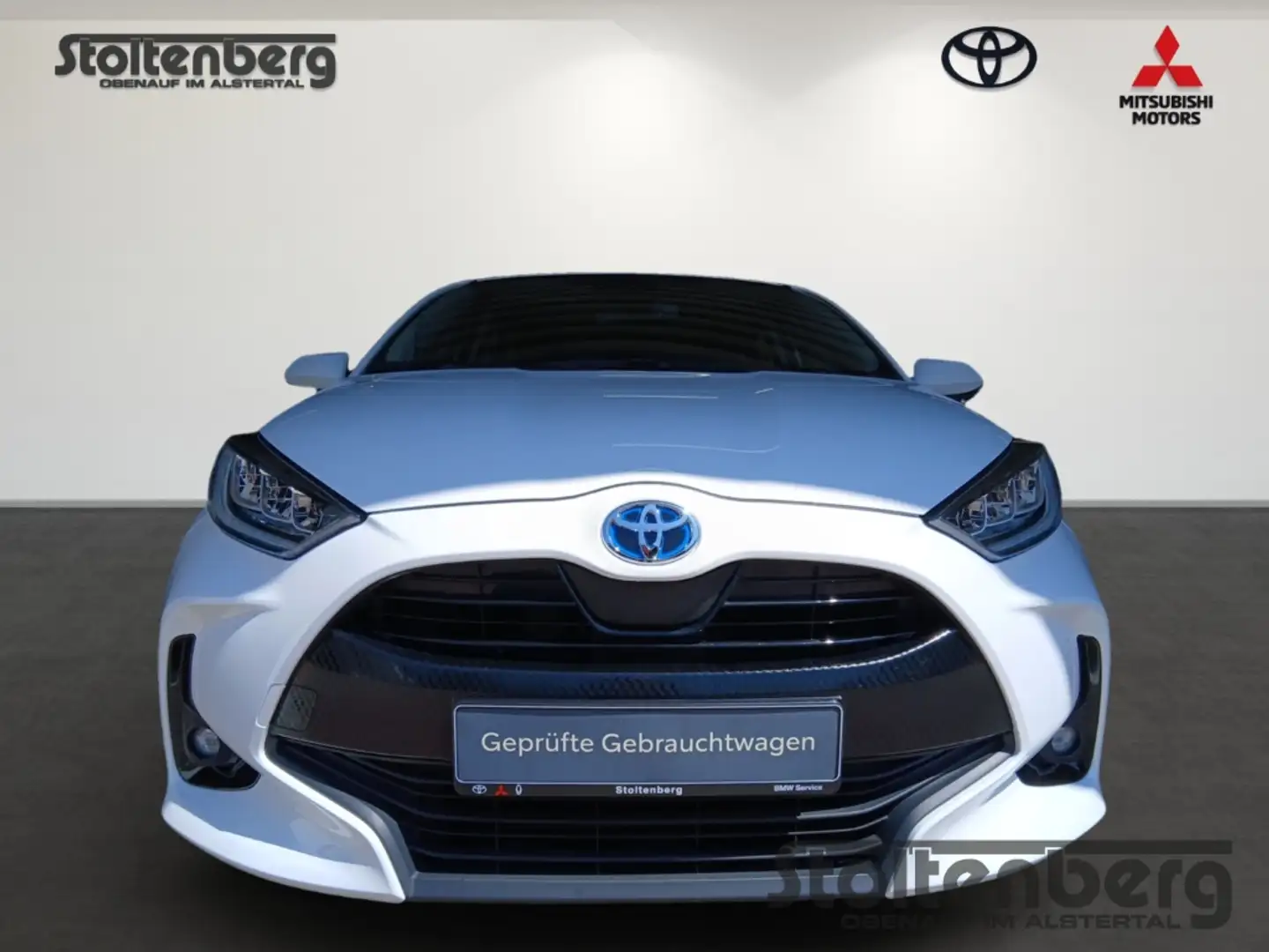 Toyota Yaris Hybrid Team Deutschland 1.5 SHZ GJR Smartkey Blanc - 2