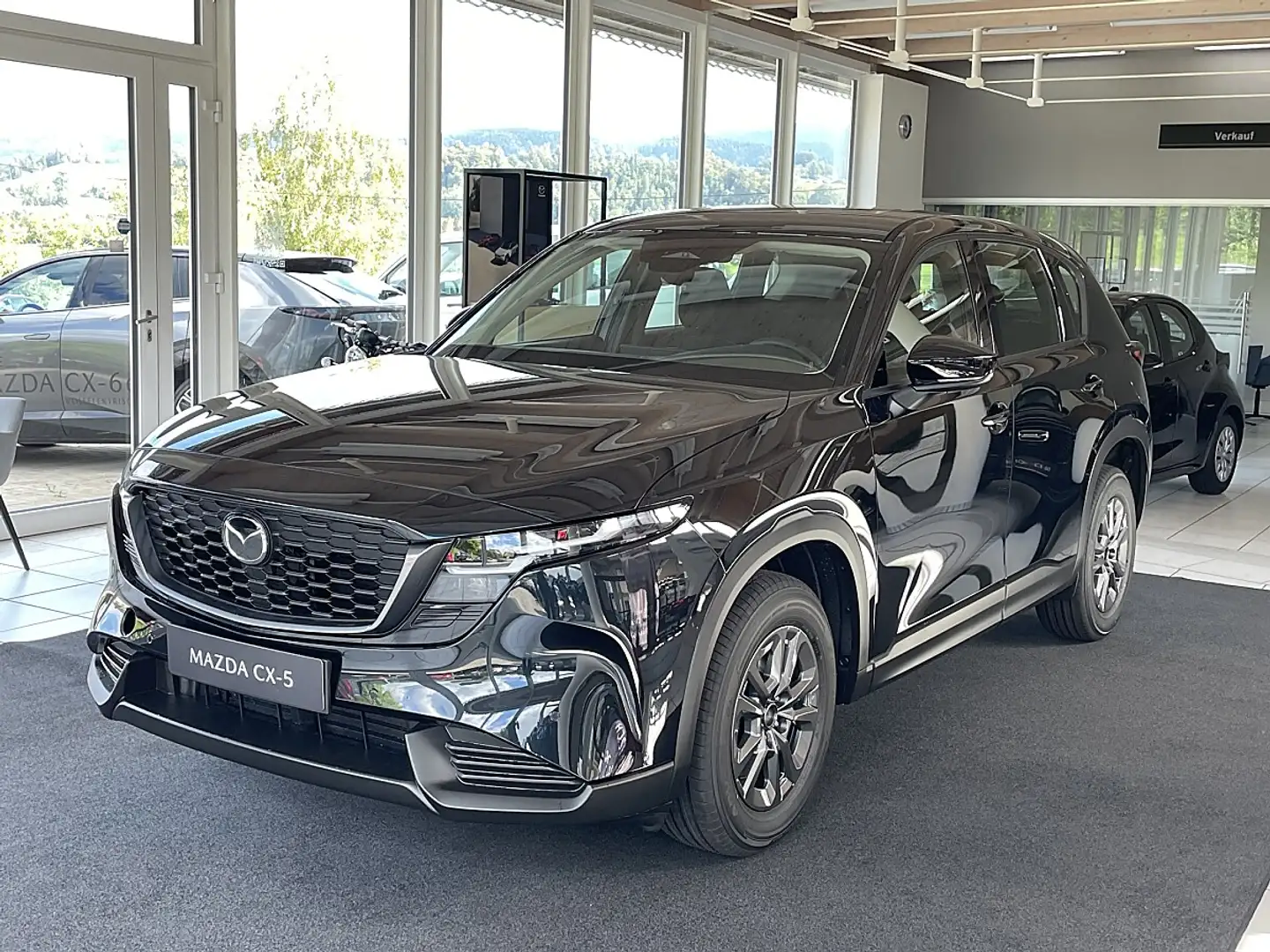 Mazda CX-5 e-Skyactiv G141 MHEV Prime-Line Aut. Schwarz - 1