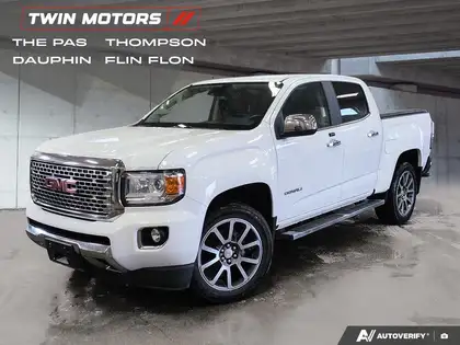 White 2019 GMC Canyon Pickup Truck Four-Wheel Drive Automatic
