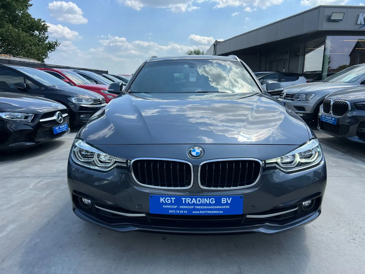 BMW 320 i TOURING SPORT-LINE NAVIGATIE LEDER FULL LED PDC Gris - 2