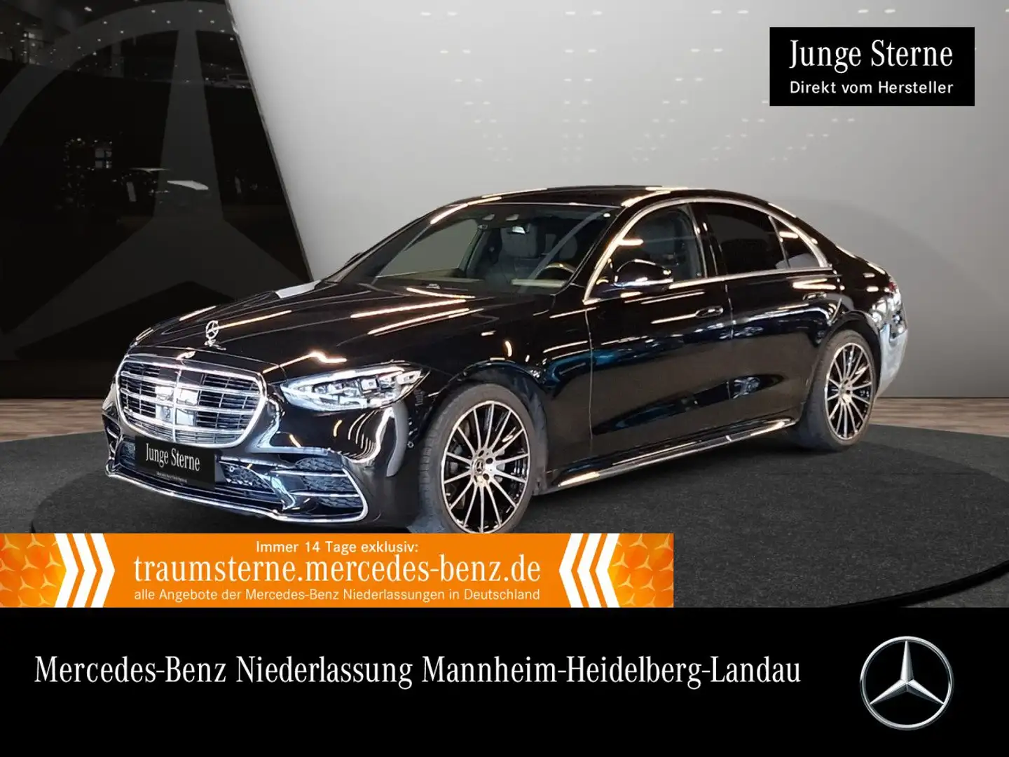 Mercedes-Benz S 500 4M AMG+360+DIGITAL-L+BURMESTER3D+STHZG+20" Negro - 1
