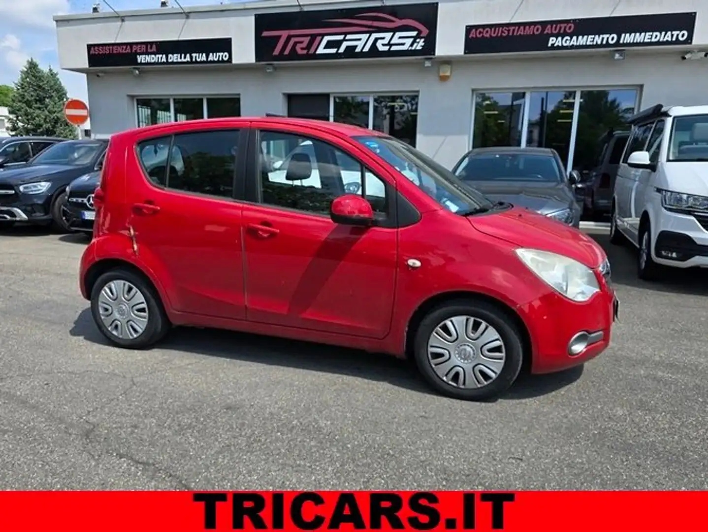 Opel Agila 1.0 12v 68cv NEOPATENTATI Rosso - 1