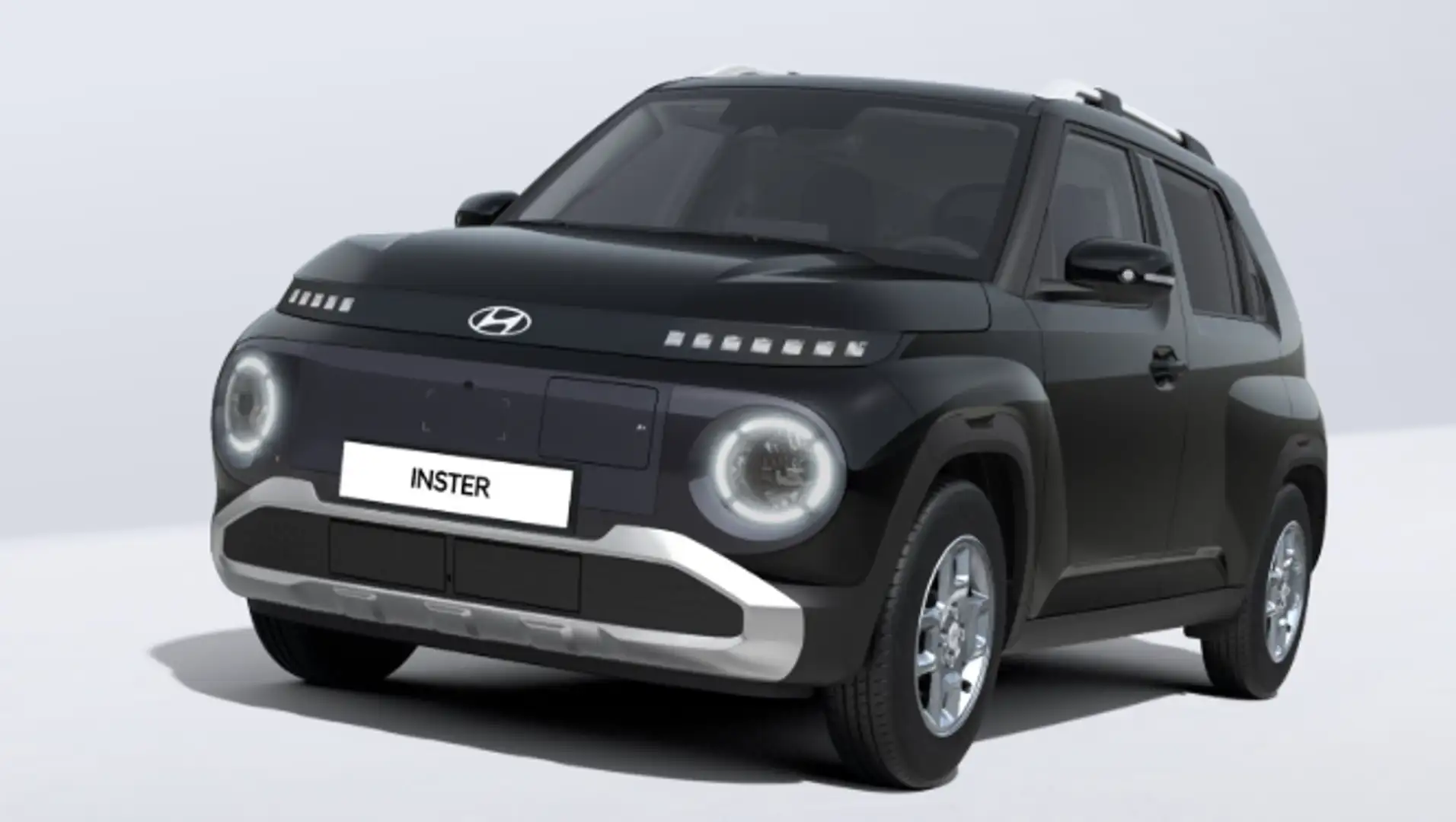 Hyundai Inster +NAVI+Klimaautomatik+Rückfahrkamera+Regensensor Schwarz - 1