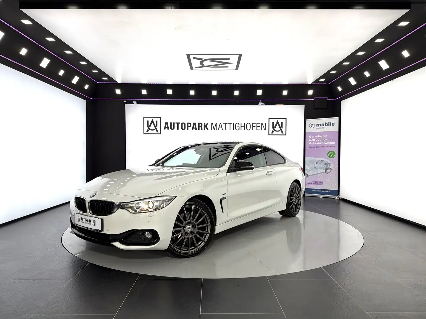 BMW 420 d Coupé Sport *XENON*NAVI*SZH* Weiß - 1