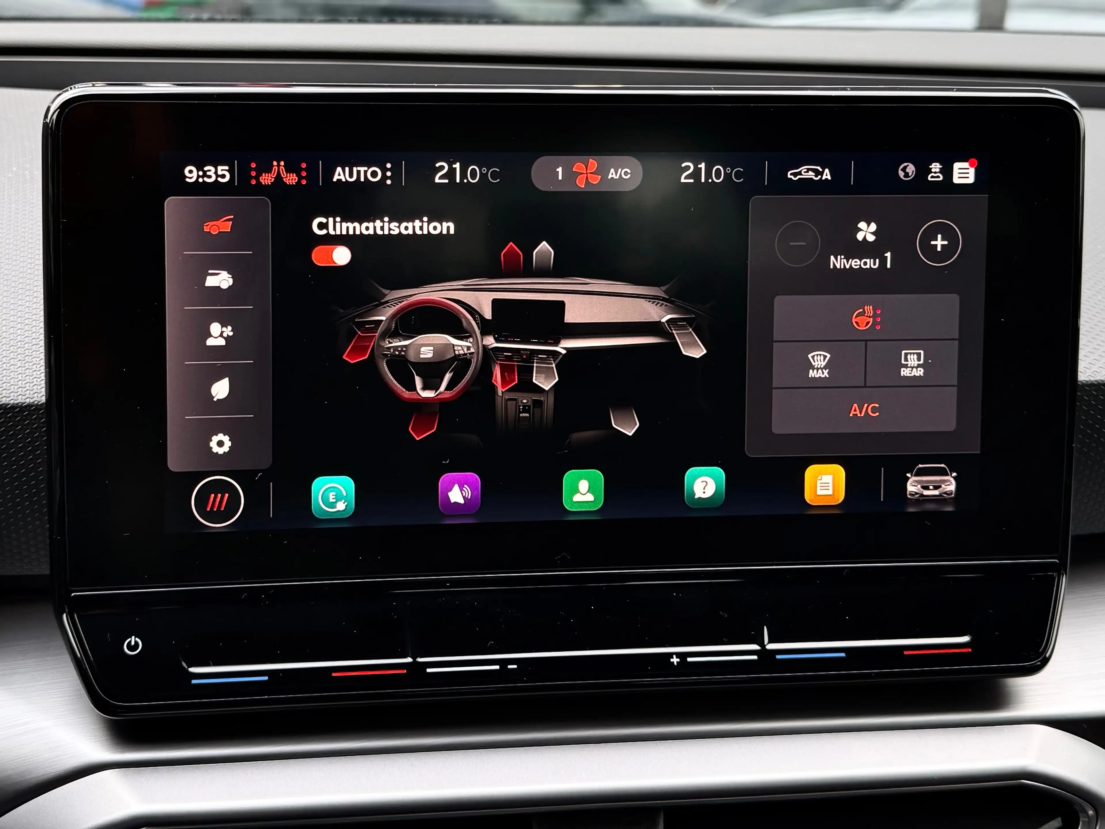 SEAT Leon e-Hybrid FR 1.4 204CV BAUTO+F1 COCKPiT CARPLAY CAMERA NAVi CUiR JA17" ++ — photo 15