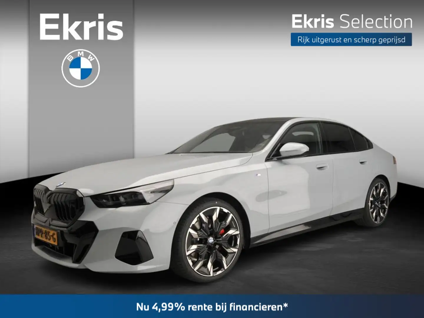 BMW 520 5 Serie Sedan 520d | M-Sportpakket | LED | Leder | Grijs - 1