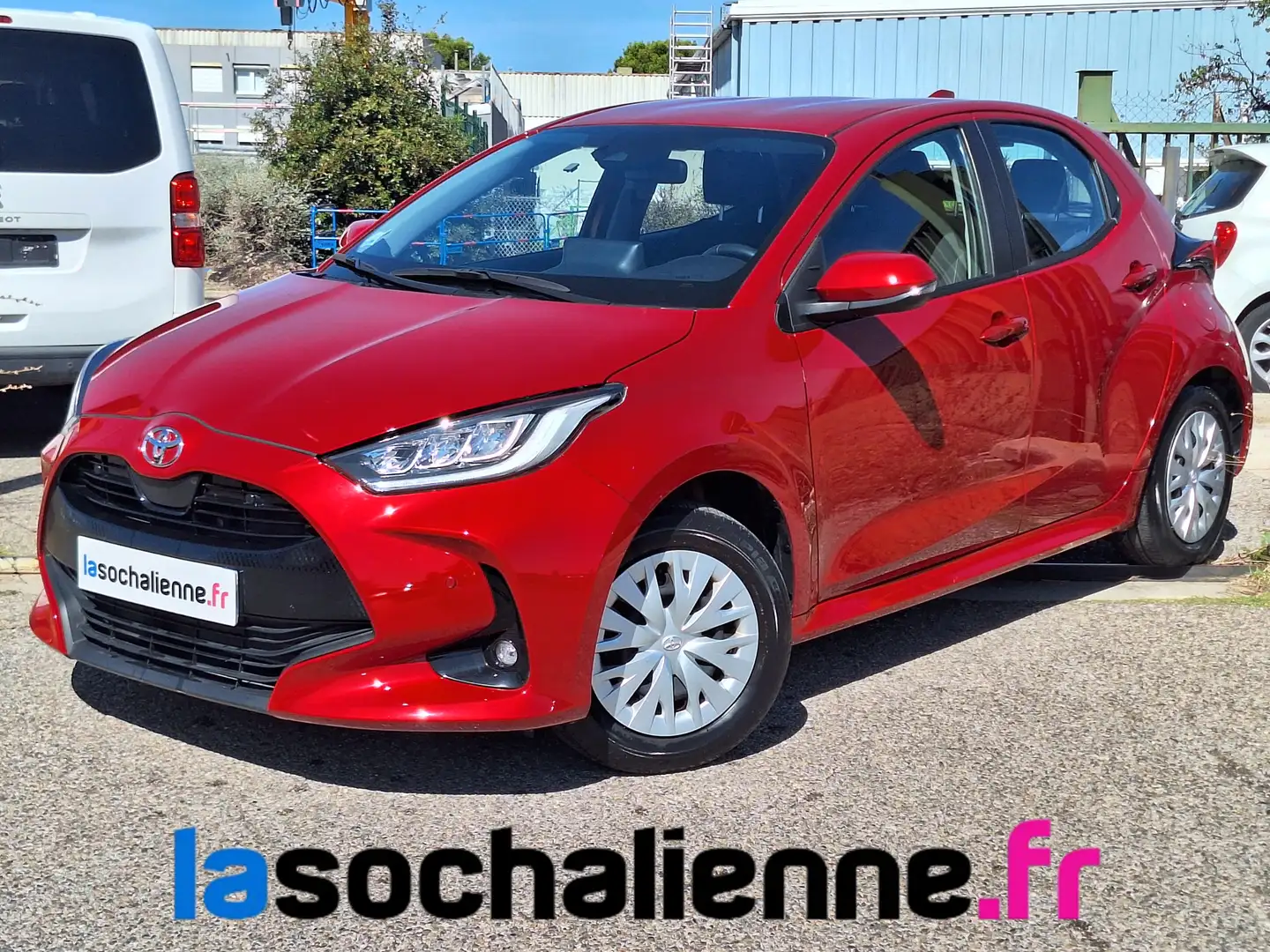 Toyota Yaris 120 VVT-i Dynamic Business EX AUTO ECOLE - 5P Rood - 1