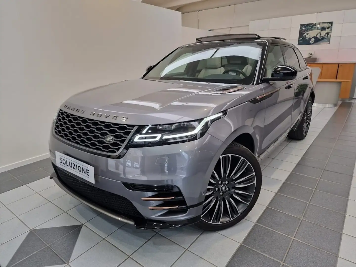 Land Rover Range Rover Velar 3.0D V6 300 CV R-Dynamic S TETTO panoramico aprib Grigio - 1