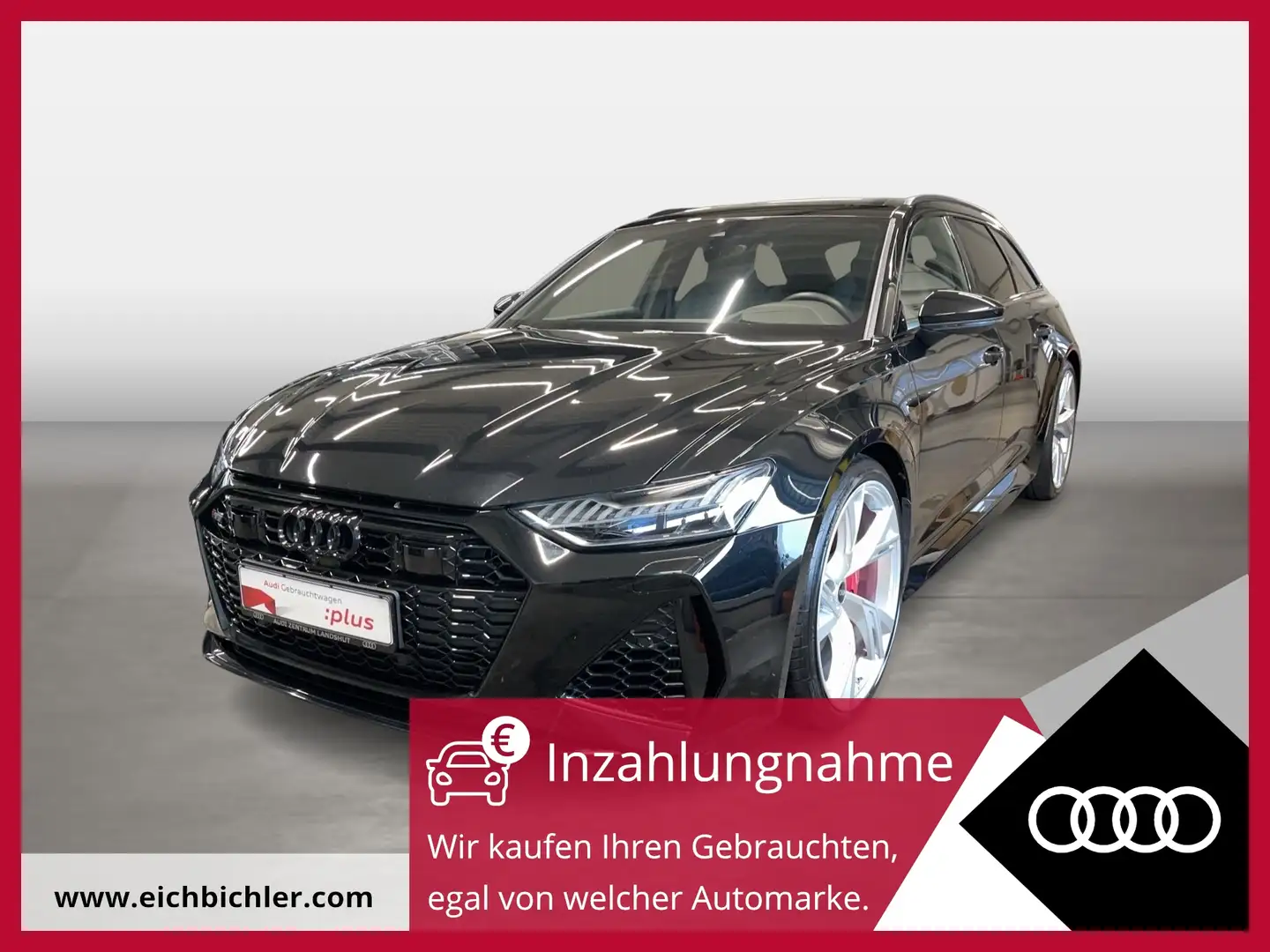 Audi RS6 RS 6 Avant 360 3xKlima 4xSHZ ACC AHK AUT HUD LED Schwarz - 1