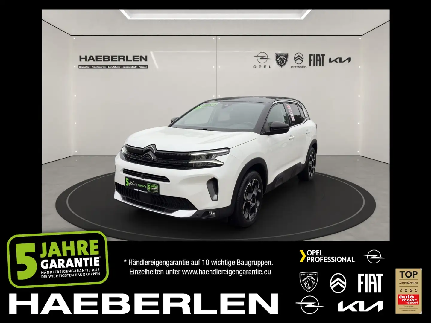Citroen C5 Aircross 1.2 PureTech 130 S&S Shine Alcantara Weiß - 1