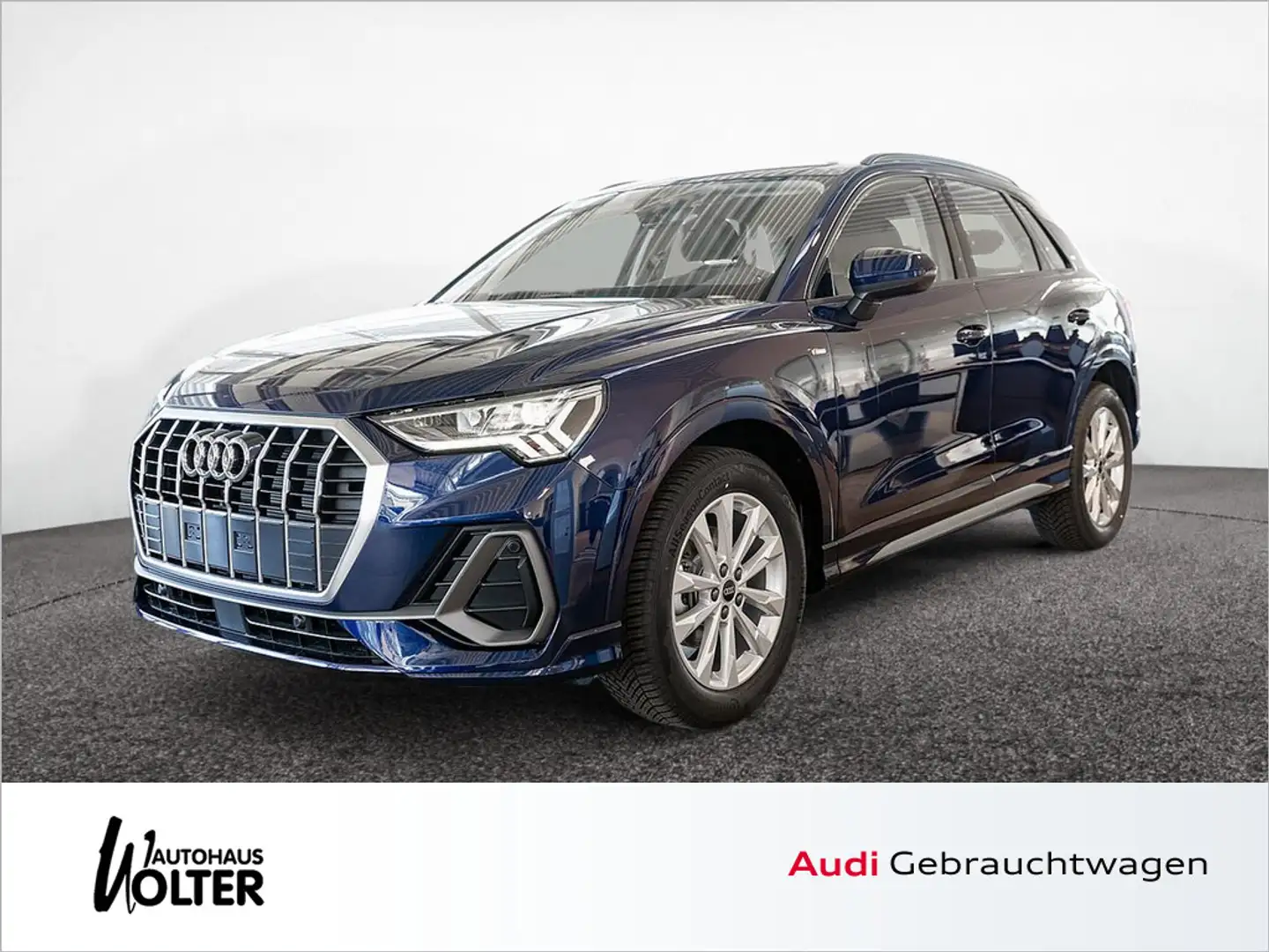 Audi Q3 35 TFSI S line KLIMA PDC SHZ NAVI AHK LED Blau - 1