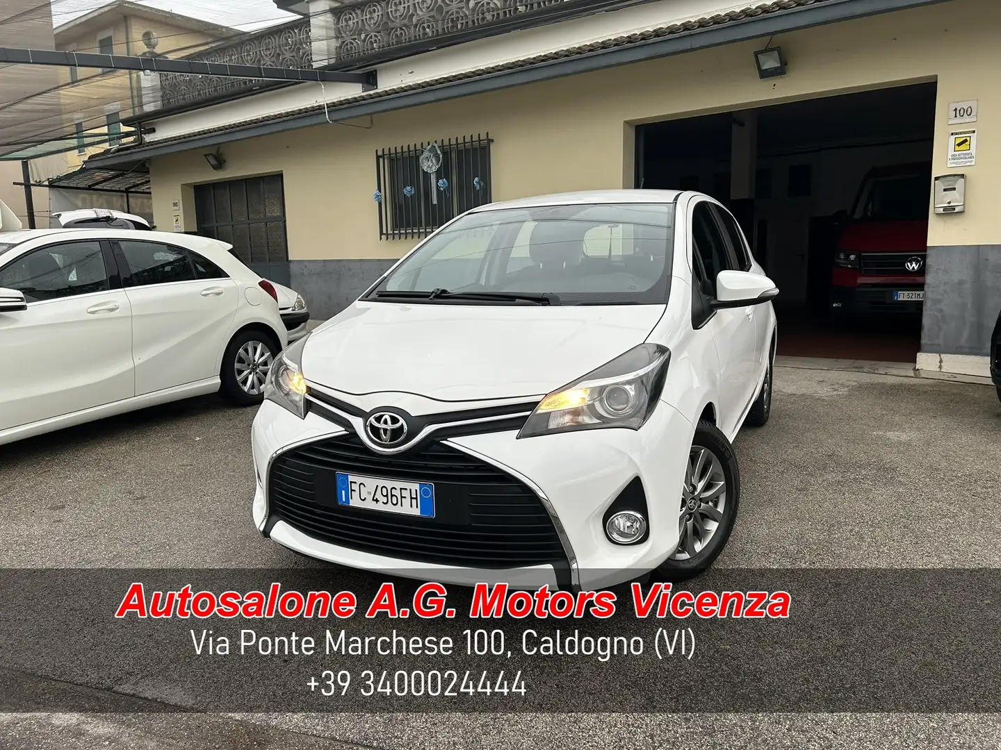 Toyota Yaris 1.4 D-4D 90CV Cool - OK NEOPATENTATI Bianco - 1