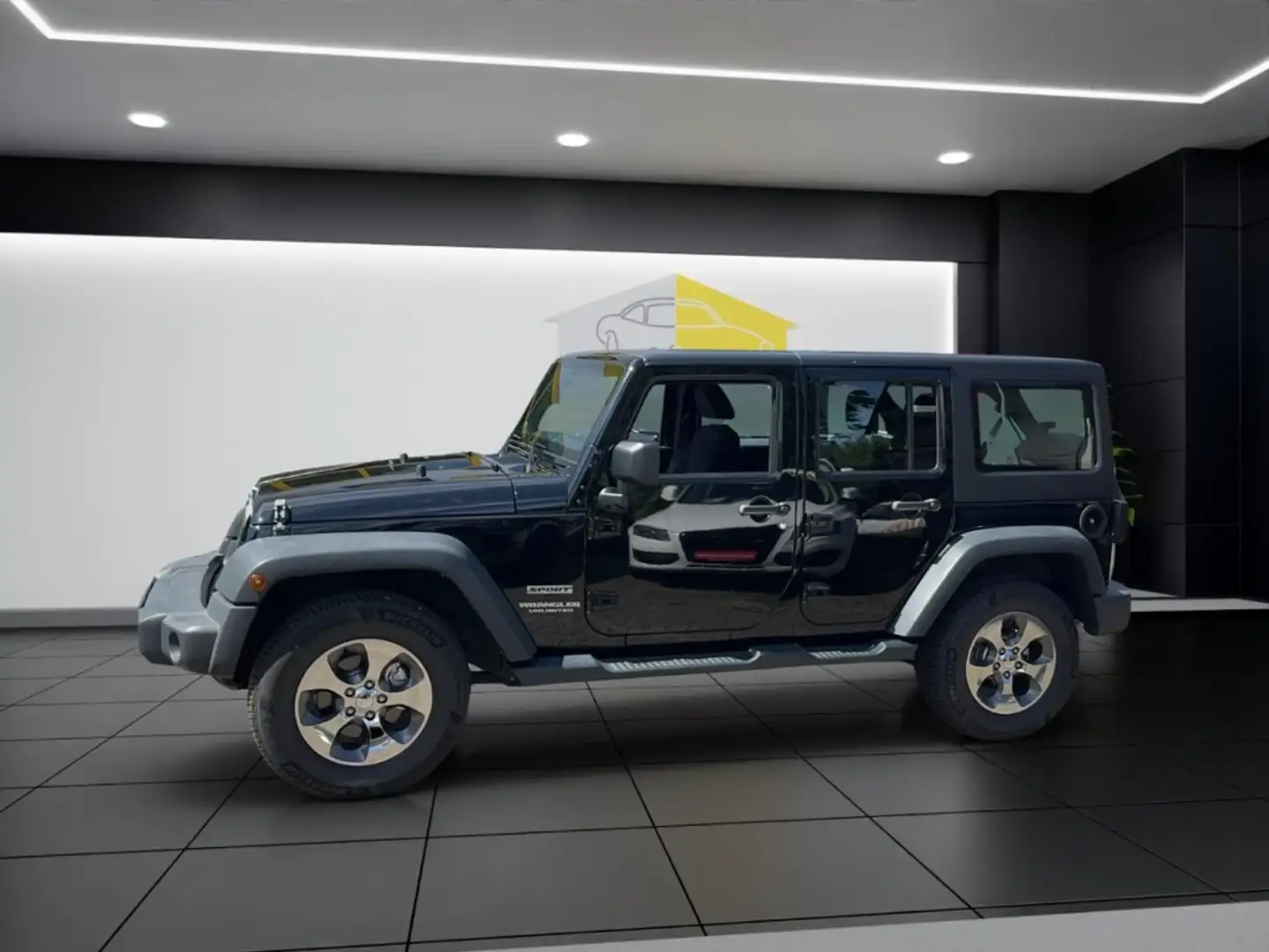 Jeep Wrangler Unlimited Sport 2 DPF Allrad Notbremsass. Temp Ber Schwarz - 2