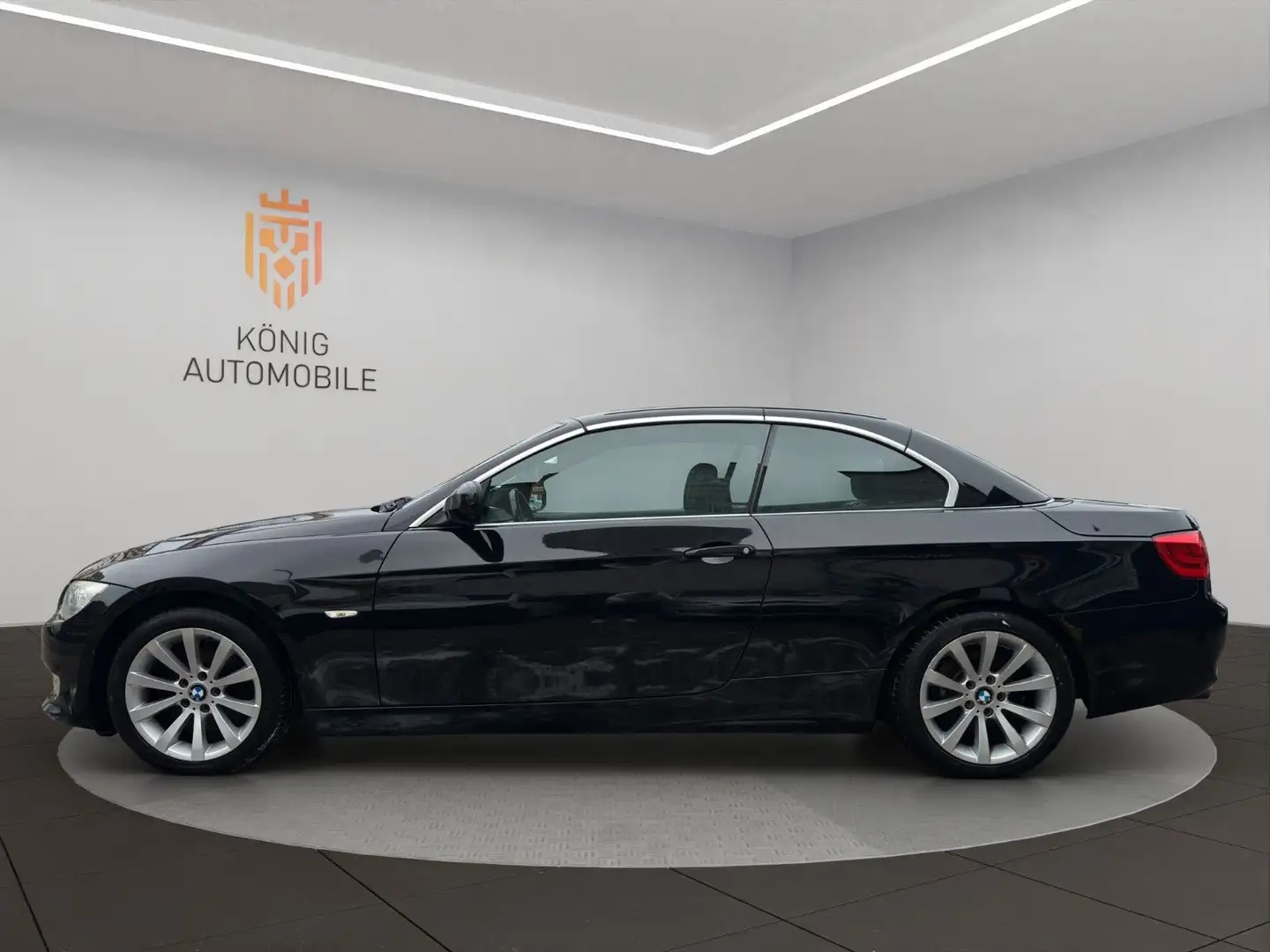 BMW 320 Cabrio 320d/BI-XENON/LM/LEDER/TEMPO/SHZ Noir - 2