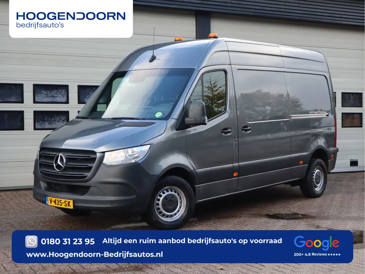 Mercedes-Benz Sprinter 314 CDI Automaat L2H2 L+R Schuifdr - Mbux Grijs - 1