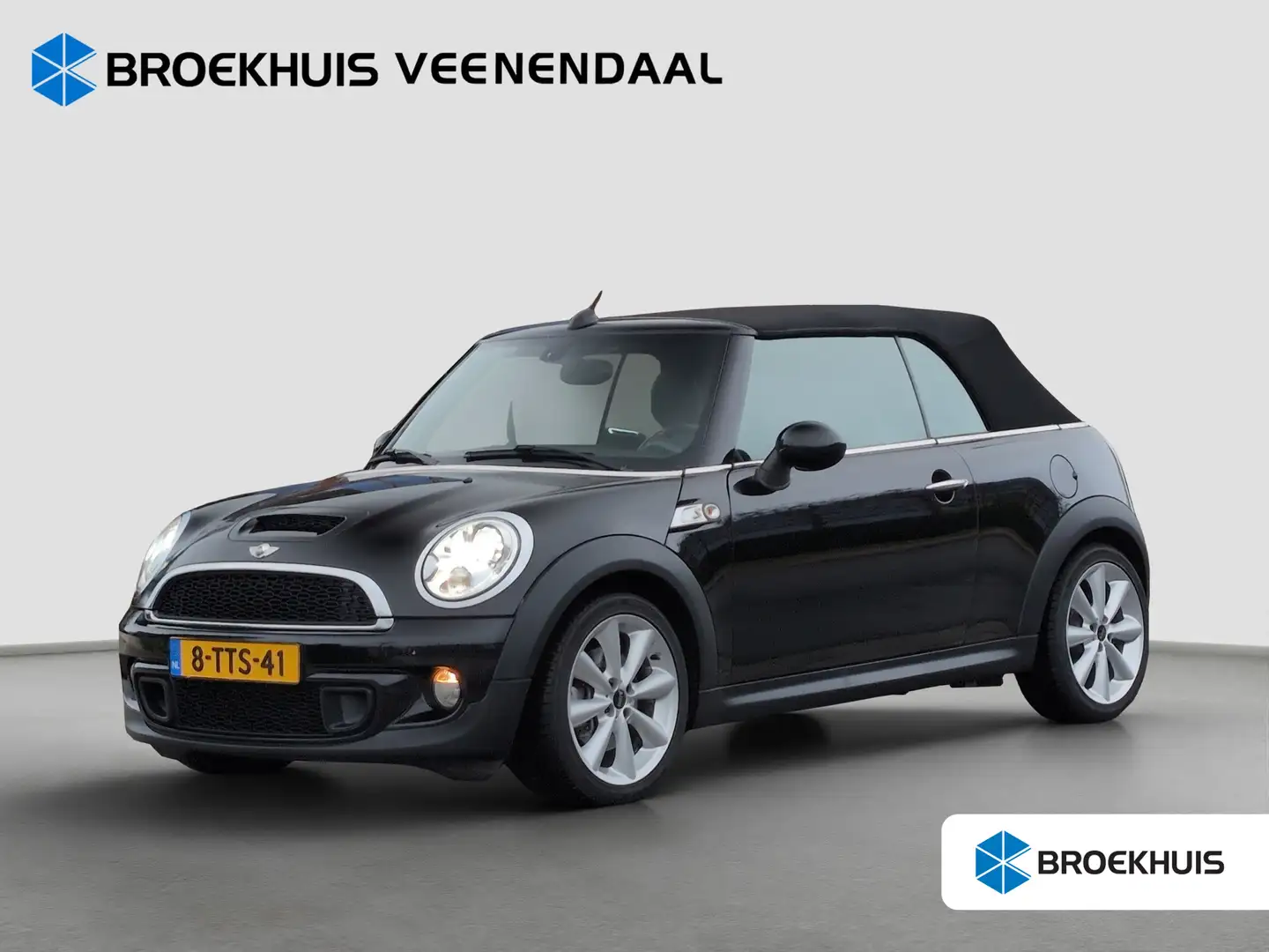 MINI Cooper S Cabrio 1.6 Chili | Stoelverwarming | Navigatie | Cruise C Schwarz - 1