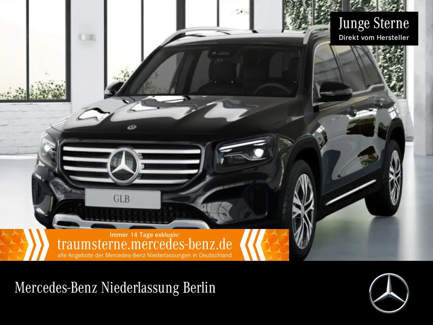 Mercedes-Benz GLB 220 4M PROGRESSIVE+AHK+MULTIBEAM+KAMERA+TOTW Schwarz - 1