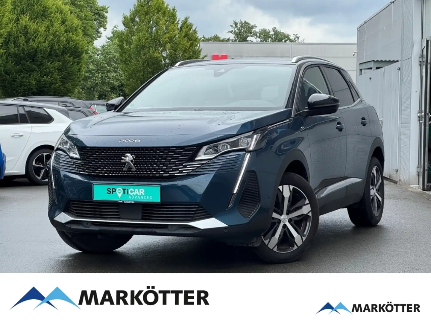 Peugeot 3008 GT 1.2 PureTech 130 EU6d ACC/BLIS/CAM/SHZ Bleu - 1
