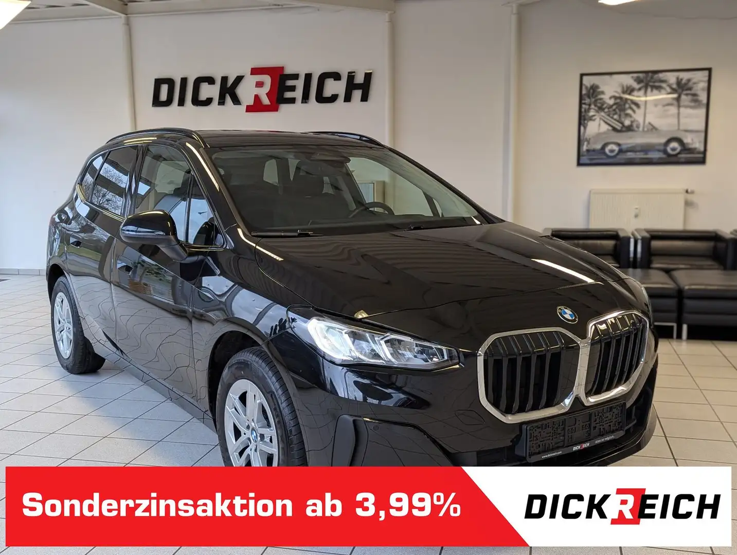BMW 218 d Panoramadach Kamera AHK Schwarz - 1
