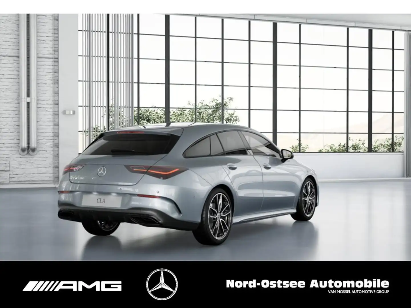 Mercedes-Benz CLA 200 SB AMG NIGHT MBUX NAVI KLIMA Silber - 2